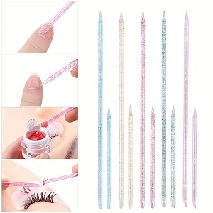 Manicure Pedicure Plastic Sticks 50pcs