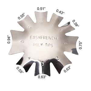 French Manicure Smile Cut Poly Tips Shape
