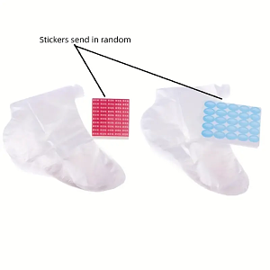 Disposable Plastic Foot Bags for Pedicure & Spa 100pcs