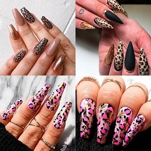Foil Νυχιών Animal Print Σετ 10τμχ