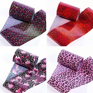 Foil Νυχιών Animal Print Σετ 10τμχ