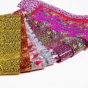 Foil Νυχιών Animal Print Σετ 10τμχ