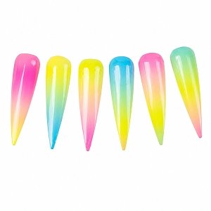 Nail Art Foil Colorful Neon Set 10pcs
