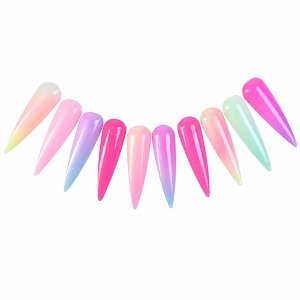 Nail Art Foil Colorful Neon Set 10pcs