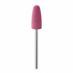 Nail Drill Buffer Silicone Sanding Bit Pink 400 Grit