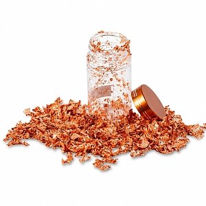 Nail Art Bronze leaves