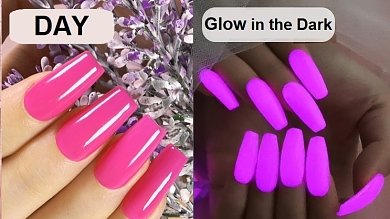 Dipping Powder No 46 Pink that Glows in the Dark 28g