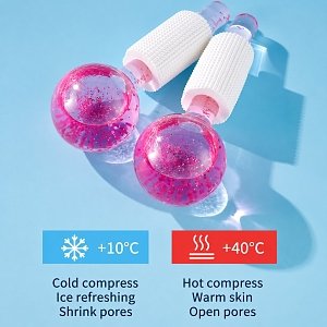 Face Massage Glass Ball 1pc