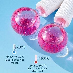 Face Massage Glass Ball 1pc