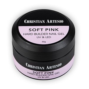 Uv Led Hard Builder Gel Soft Pink 50g