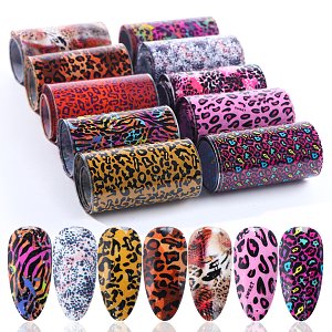 Nagelofolien Box Animal Print