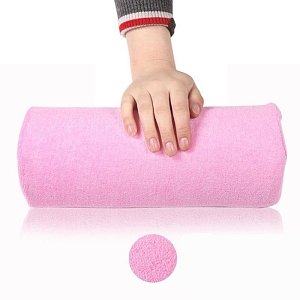 Manicure Fabric Arm Rest Pink