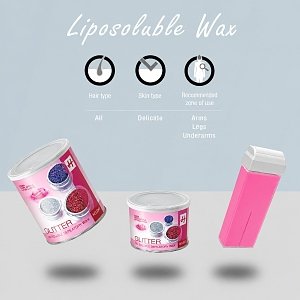 Depilatory Wax Glitter Container 800ml