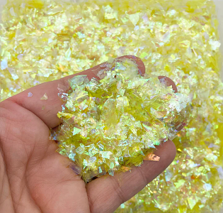Yellow Flake Sequins 3g