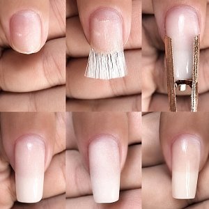 Ίνες Fiberglass για Επιμύκηνση Νυχιών 5.5cm Σετ 10τμχ