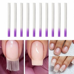 Ίνες Fiberglass για Επιμύκηνση Νυχιών 5.5cm Σετ 10τμχ