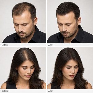 Ίνες Πύκνωσης Μαλλιών Νο 2 Καστανό Σκούρο 22g