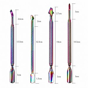 Nail Pusher Tools in Case Set 4pcs
