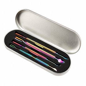 Nail Pusher Tools in Case Set 4pcs