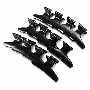 Hair Clamps Black 12pcs