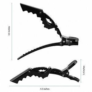 Hair clips Black 5pcs