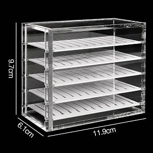 Wimpernplatten Aufbewahrungsbox inkl. 5 Platten