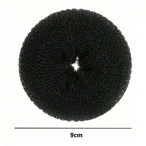 Duttkissen fur Haardutt 9 cm M in Schwarz