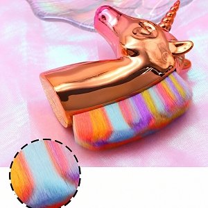 Πινέλο Καθαρισμού Σκόνης Νυχιών Σχήμα Unicorn