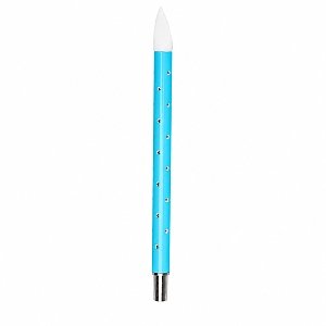 Nail Art Silicone Brush for Rhinestone Handling Blue