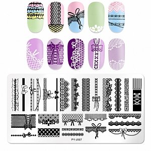 Nail Stamping Art Board 12cm x 6cm