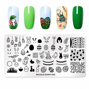 Nail Stamping Art Board 12cm x 6cm