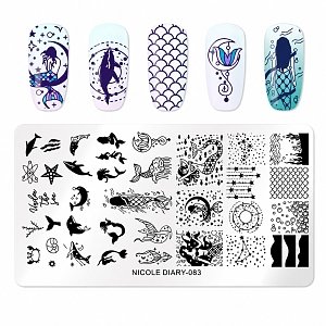 Nail Stamping Art Board 12cm x 6cm