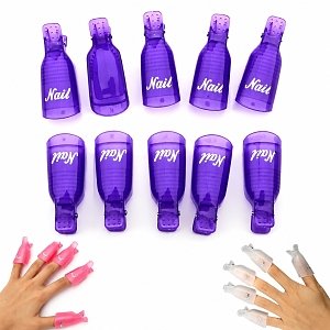 Remover Clips zum entfernen von Shellac 10er Set