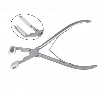 Pliers for Tape Extension Application – With Silicone Tips & Double Spring