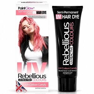 Rebellious semi-permanente Haarfarbe neon  Cotton Candy, 70ml