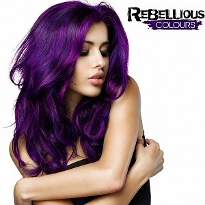 Rebellious Ημιμόνιμη Βαφή Μαλλιών Purple Fury 100ml