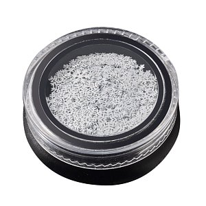 Nail Decoration White Snowflake