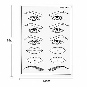 Lip/Eyebrow Tattoo Practice Silicone