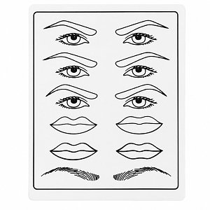 Lip/Eyebrow Tattoo Practice Silicone