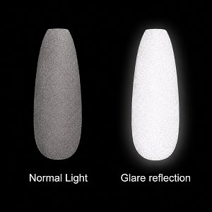Nail Art Flash Reflecting Powder Gray 1.5g