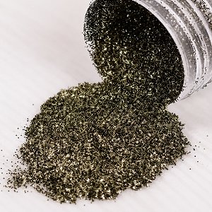 Glitterpuder in Khaki 3g