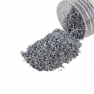 Glitterpulver in Schwarz-Weiss 10g