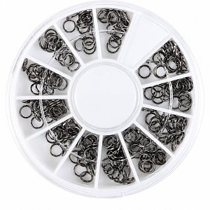 Nail Art Earrings Black