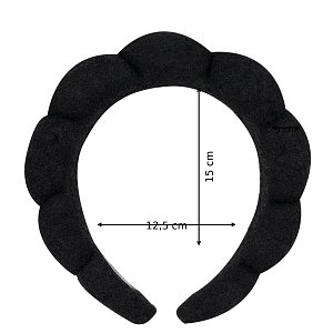 Hair Band for Makeup & Skincare Black