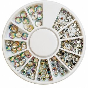 Nail Art Rhinestone White 380pcs