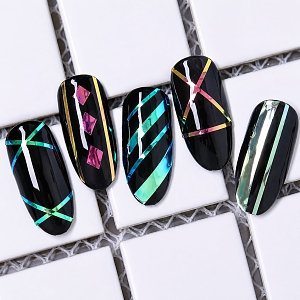 Nail Art Line Tape Chameleon Green/Blue 1mm
