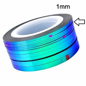 Nail Art Line Tape Chameleon Blue/Green 1mm