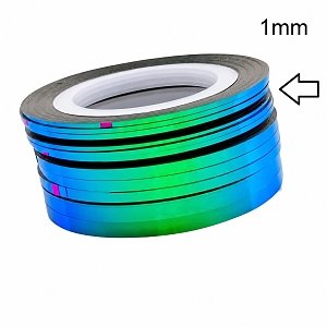 Nail Art Line Tape Chameleon Green/Blue 1mm