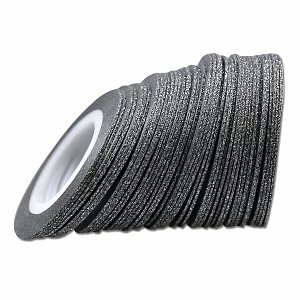 Ταινία Σχεδιασμού Μαύρο Glitter 1mm
