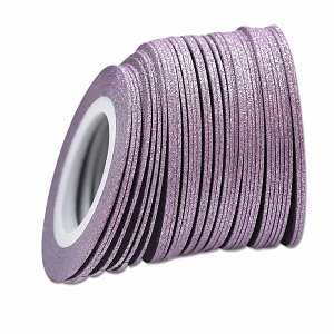 Ταινία Σχεδιασμού Ροζ Απαλό Glitter 1mm